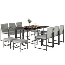 Outsunny Set da Pranzo Per