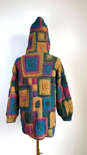 Cardigan patchwork fatto - , a