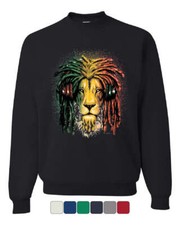 Felpa Rasta Leone con Cuffie