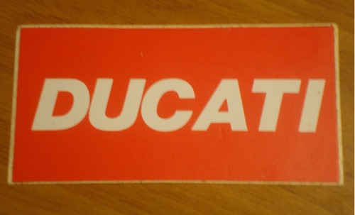 Ducati 2 adesivi vintage - -,