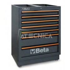 Modulo cassettiera fissa 7 cassetti BETA C45PRO M7 per arredamento Beta