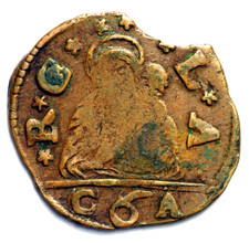 Bezzo 6 Bagattini Venezia massaro CA Claudio Avogadro Doge F.Molin 1646-55 BB+