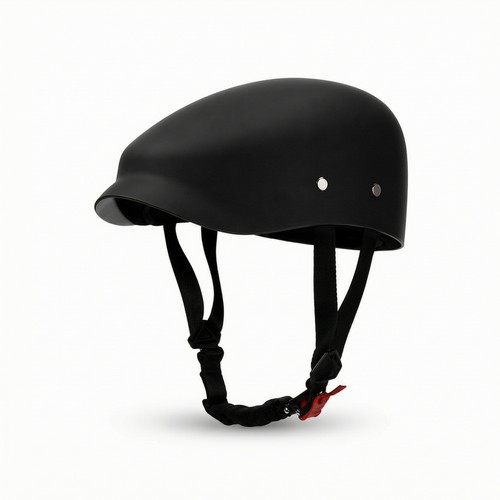 Casco jet nero opaco - nero,