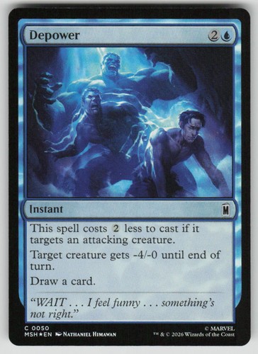Depower foil common - foil, marvel