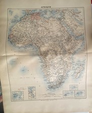 Carta Geografica " Africa "