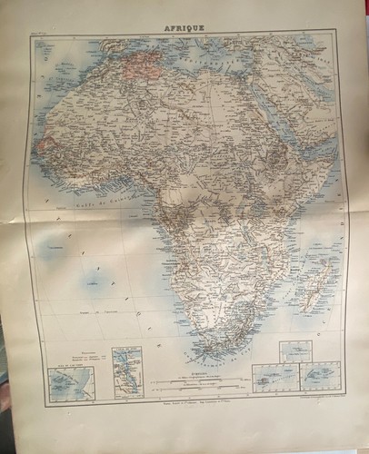 Carta geografica africa - carta,