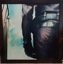 Liberio Reggiani - Olio su tela - IL CARNEFICE -  1975 - Cm 90 x 90 con cornice