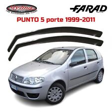 DEFLETTORI FIAT PUNTO (1999-2011) 5 PORTE FARAD SET ANTIVENTO FUME' 12340