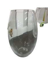 Vaso Ovale in Vetro Soffiato - H31/L12/P14