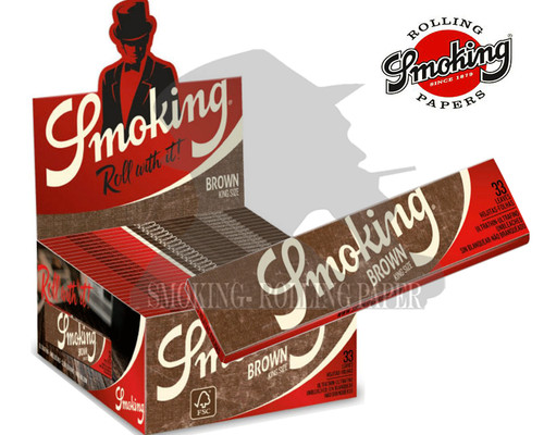 Smoking cartine marrone king - smoking,