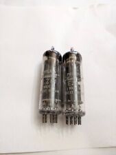 2x EZ81 /6ca4 NOS  philips da  Mullard Square Getter Rectifier Tube England 1962