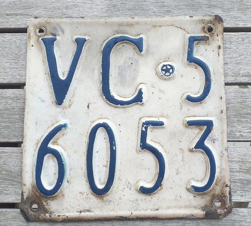 Targa vintage collezione - vintage,