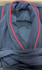 Giacca da Camera Pile Uomo Invernale Vestaglia Corta Sciallata con Cintura