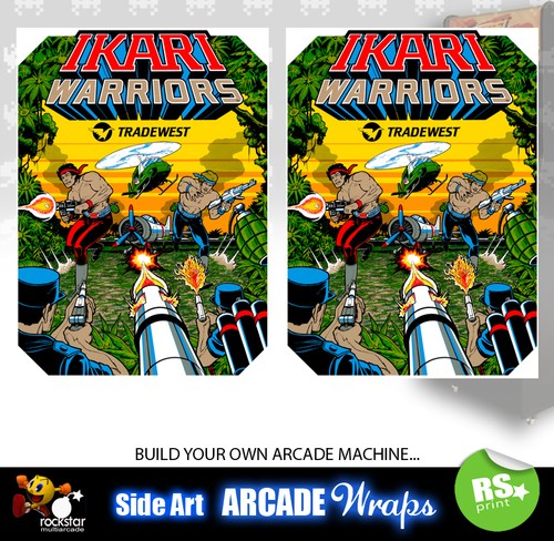Ikari warriors arcade pannello - warriors,