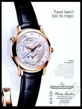 Orologio Jaeger-LeCoultre Master Geographic 2002 foto stampa vintage pubblicità