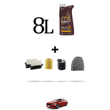 HOFFCAR Kit tagliando 4 FILTRI