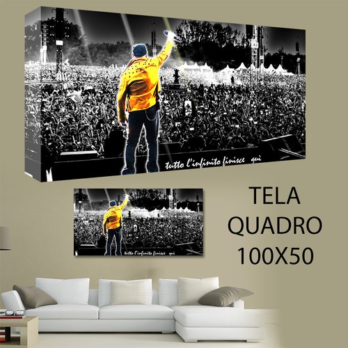 Quadro 100x50cm vasco rossi - 100x50cm,