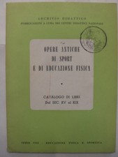 AAVV - OPERE ANTICHE DI SPORT