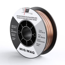 Bobina filo saldatura acciaio saldatrice MIG Ø 0.8mm 5kg, saldare SG 2, ER70-6