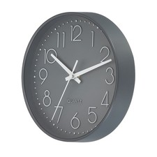 Round wall clock quiet - 8", clock,