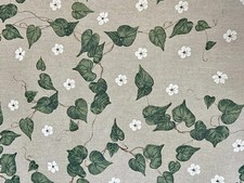 Tessuto al metro e Tovaglie | Fantasia Edera e Fiori | MADE IN ITALY