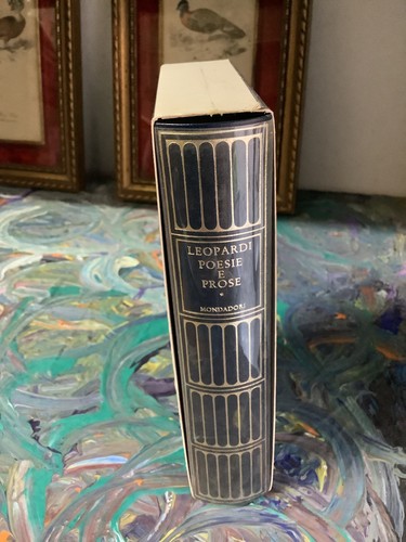 Leopardi poesie prose - leopardi, e