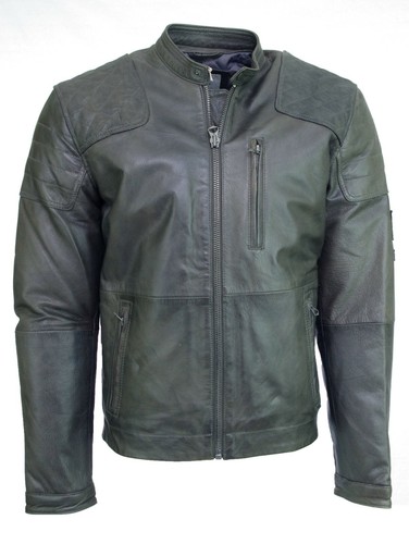 Giacca pelle moto pepe - in, da