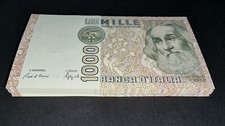 X UNA MILLE 1000 LIRE MARCO POLO FDS UNC NUMERI CONSECUTIVI ITALIA