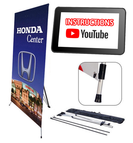 Banner stand treppiede - x,