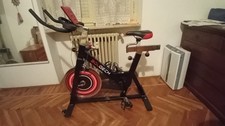 BICI DA SPINNING BICICLETTA SPINBIKE SPIN BIKE CYCLETTE FITNESS VOLANO 18 Kg 