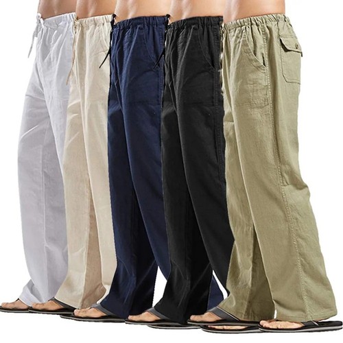 Pantaloni lino uomo - di,