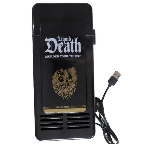 Liquid death mini frigo - death,