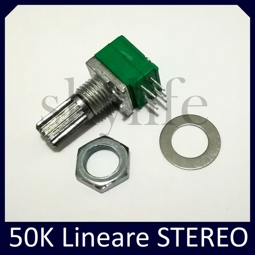 Potenziometro 50k stereo - potenziometro,