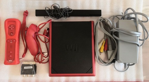 Console wii slim - slim, rossa