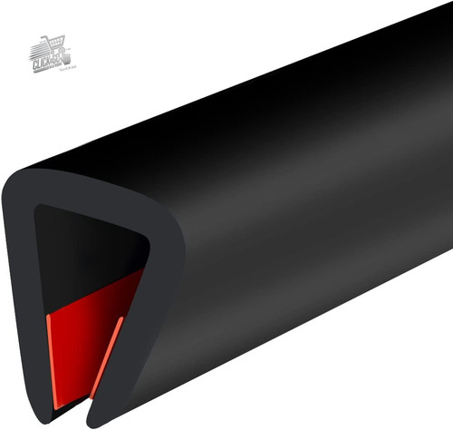Rubber profile 6mm - u, 3mt