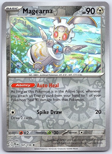 Magearna reverse holo rare - magearna,
