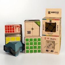 Rubik’s Speed Cube Bundle Yuehun 2x2, Mo Fang Ge 3x3, usato 4x4, supporti Moyu nuovo con scatola