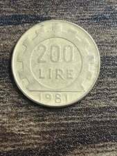 1981 Italy Italian 200 Lire XF