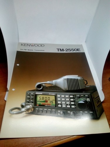 Kenwood 2550e brochure - kenwood, tm-2550e