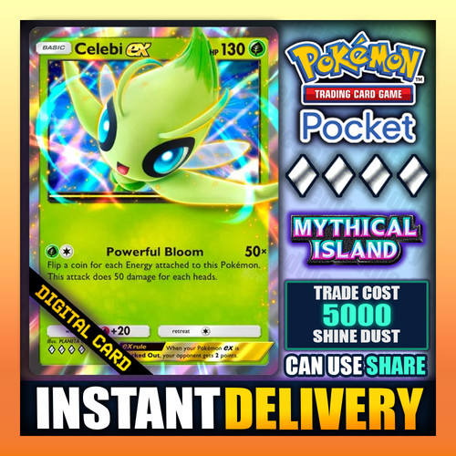 Pokemon tcg pocket celebi ex - pokemon,