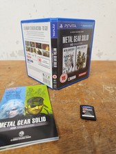 Metal Gear Solid HD Collection Sony PlayStation PS Vita CIB con manuale 