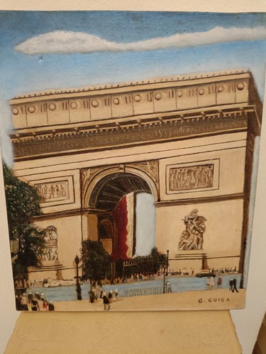 Dipinto arco trionfo parigi - dipinto,