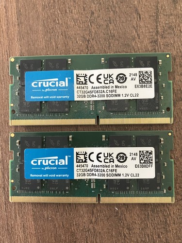 Memoria ram crucial 64gb - ram, kit
