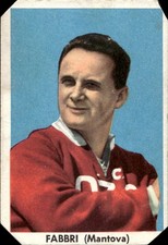 card retro bianco 1962 EDJ #  FABBRI (Mantova)