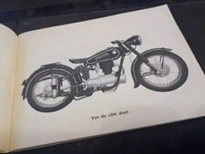BMW  R25/3 MOTORRAD SIDE CAR MANUALE USO E MANUTENZIONE Francese 1954