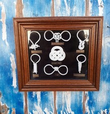 Quadro Con Nodi Vecchia Marina Artigianali Cornice In Legno Massello Nautico