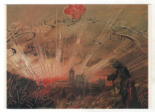 Cartolina anni brilla di - 70, su
