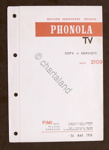 Radiotecnica phonola - radiotecnica,