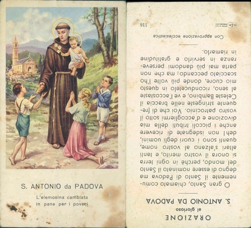 Santino del 900 italiano - santino,