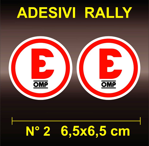 Adesivi sticker omp - adesivi,